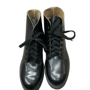 Vintage Biltrite leather military style, parade, protective boots